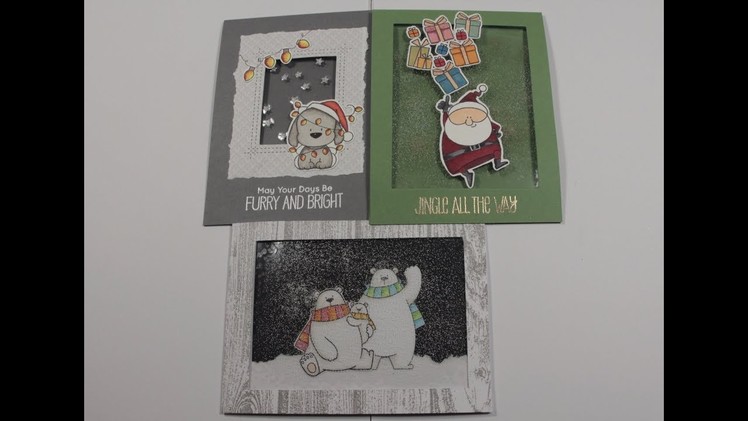 Laminated Glass Window Cards - featuring MFT Stamps