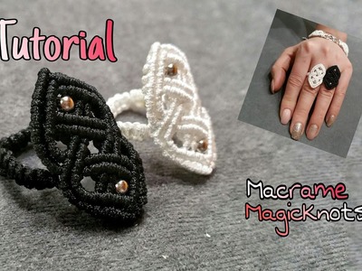 Macrame Celtic Ring  ♥ How To Make Celtic Knot ♥ Macrame Magic Knots