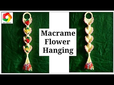 Macrame Flower Wall Hanging Design