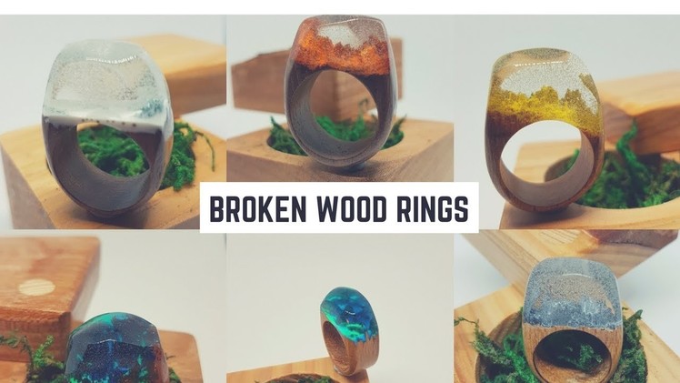Making a broken wood ring.