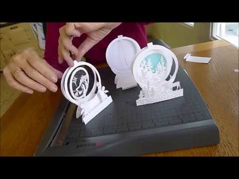 Making snowglobe cards on a budget Part 1