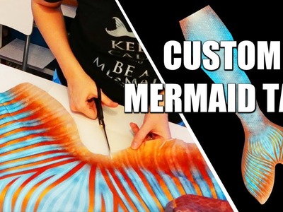 Mermaid Moongazer's New Custom Fabric Mermaid Tail