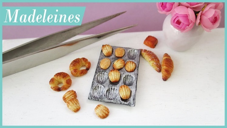 Miniature Madeleines & Baking Tray Polymer Clay Tutorial || Maive Ferrando