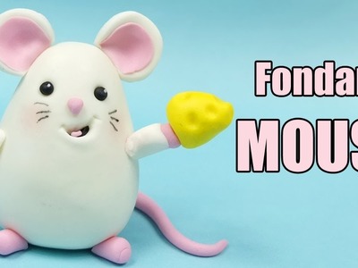 Mouse Cake Topper Tutorial! How to make fondant mouse. easy cake decorating