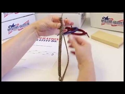 Operation Gratitude Paracord Bracelet Instructions (Right Handed)