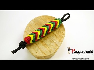 Pineapple knot paracord key fob
