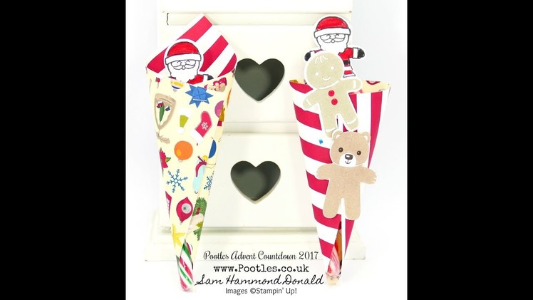Pootles Advent Countdown 2017 #23 Oliver's Candy Cane Pop Up Gift