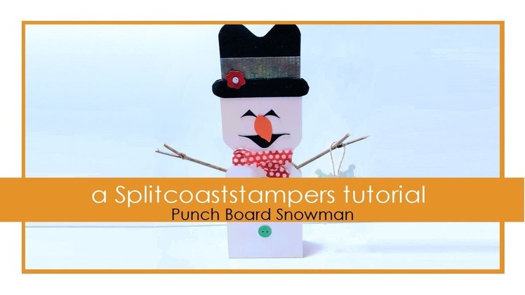 Punch Board Snowman