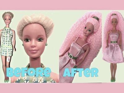 RESCUED DOLL MAKEOVER - Custom Barbie doll