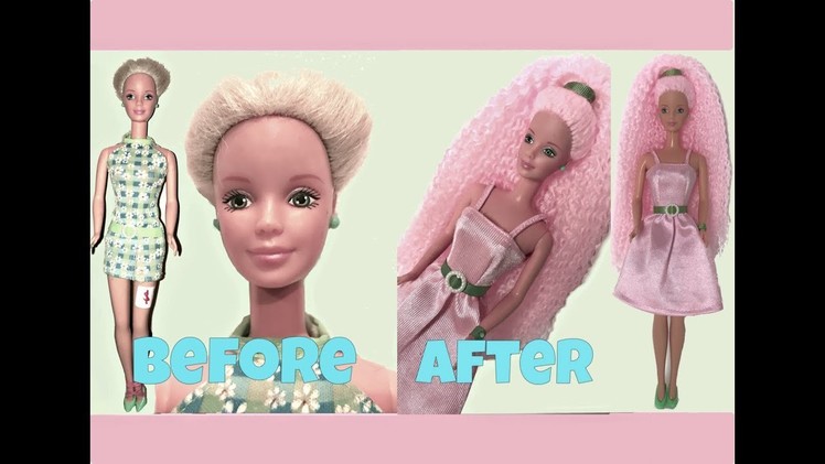 RESCUED DOLL MAKEOVER - Custom Barbie doll