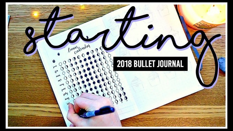 Setting Up My New Bullet Journal for 2018