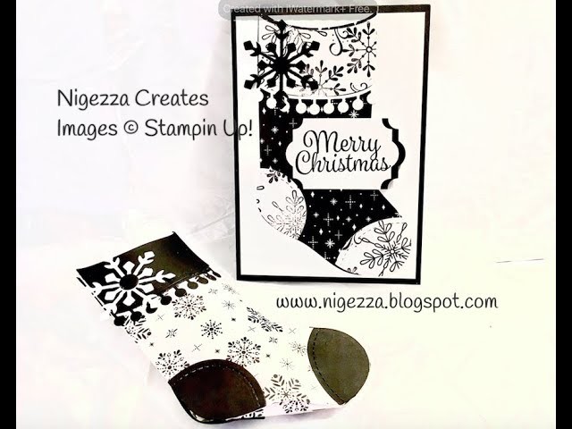 Stampin Up Trim Your Stocking card