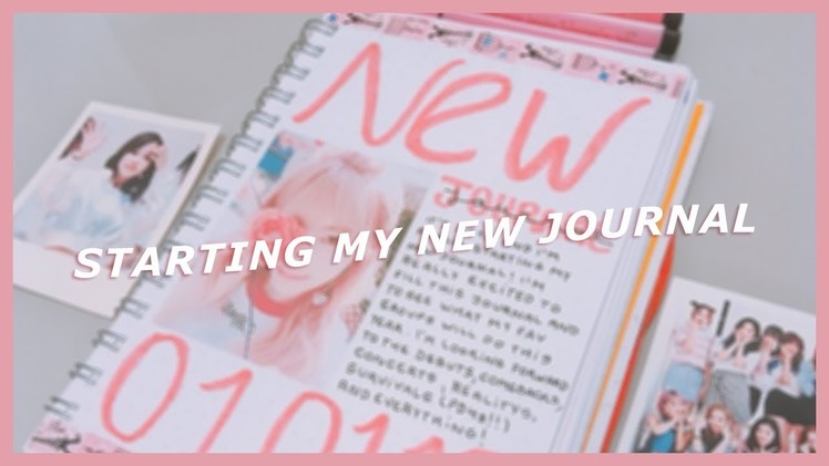 ???? starting my new kpop journal + supplies