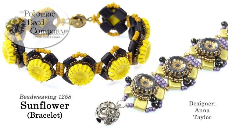 Sunflower Bracelet Tutorial