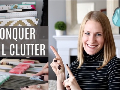 The SECRET organized mail & receipts! (NO MORE CLUTTER!)