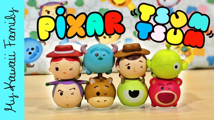 Tsum Tsum PIXAR Version Blind Boxes! Japan Disney Toys! My Kawaii Family
