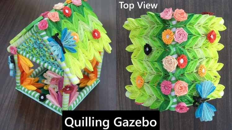 Tutorial #20-2 | New Attractive A Quilling Gazebo. House ( Part-2 ) | Easy Concept | How to Make