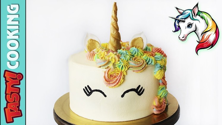 UNICORN CAKE Tutorial ???? How To Make a Unicorn Cake From Scratch ???? Tasty Cooking