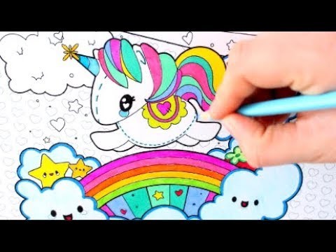 ???? Unicorn Coloring Pages for Kids ???? - ????Art Colors for Children - Learn Drawing