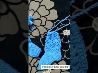 Very easy sweater design for baby or kids | ideas for woolen socks - one colour sweater design
