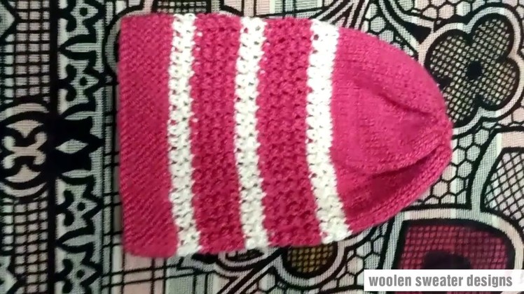 Woolen sweater designs | woolen cap design for baby or kids | ideas for kids sweater