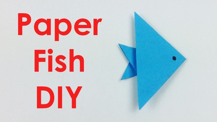 World's Easiest Origami Paper Fish Making ???? - Easy Tutorials | How to Make a Simple Paper Fish DIY