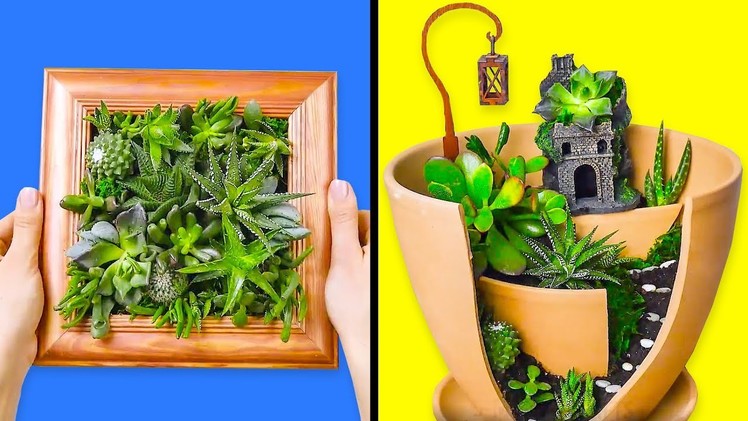 10 AWESOMELY BEAUTIFUL CRAFTS WITH PLANTS