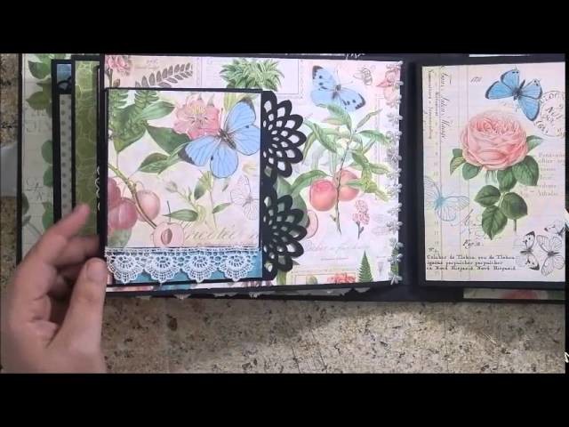 7 x 9 Botanical Tea Mini Album