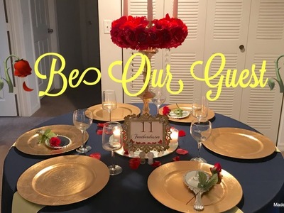 ????????”Be Our Guest” Beauty and the Beast Tablescape ????????