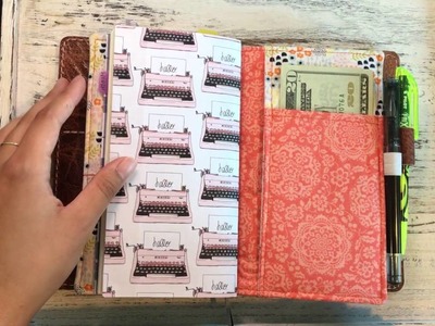 Chic Sparrow Traveler's Notebook Wallet Set-Up