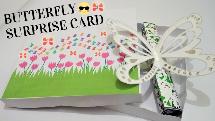 DIY Butterfly Pop Up Card | Flying Butterfly Surprise Card | Butterfly Pop Up Card for Invitation