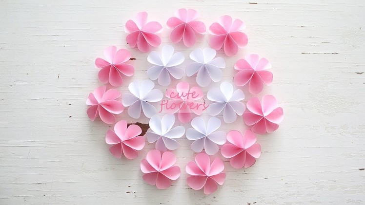 DIY Cute Paper Flowers