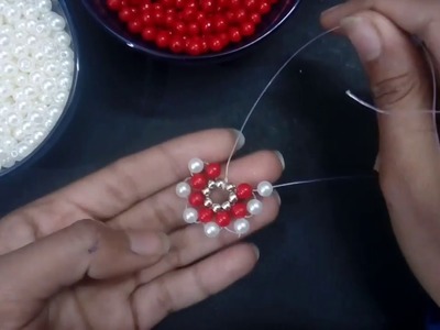 Diy handmade beads flowers | full tutorial | catchy crafts