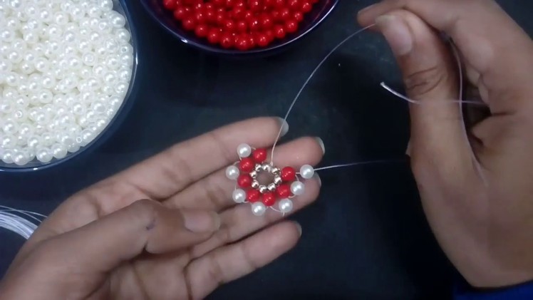 Diy handmade beads flowers | full tutorial | catchy crafts