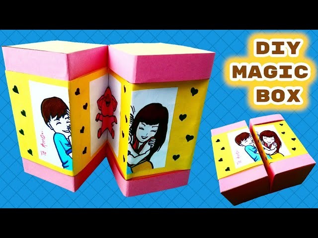 Diy Magic Box tutorial | Best Handmade Gift for Boyfriend | Photocard