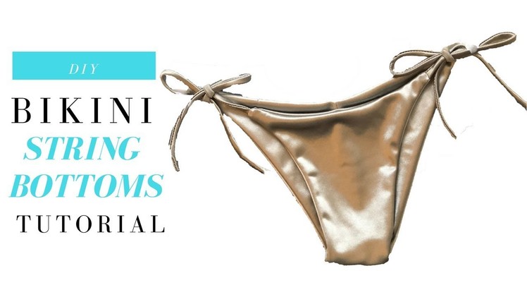 DIY String Bikini Bottoms || Katie Fredrickson