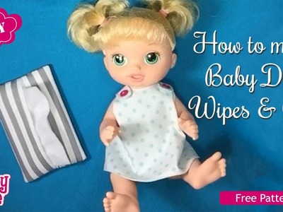 DIY Tutorial How to make Baby Alive Baby Wipes & Case