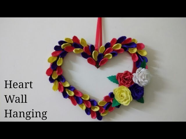 DIY Valentines Wall decoration ideas|Heart wall hanging|Home decoration ideas|Valentines gift ideas