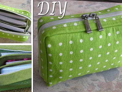 DIY Zipper Pouch Bag Tutorial • DIY BAG VIDEO TUTORIAL