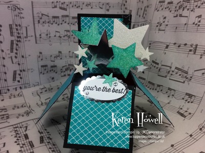 Easy folding box card - Stampin' Up! Crafting with Keren from Tuppence Coloured