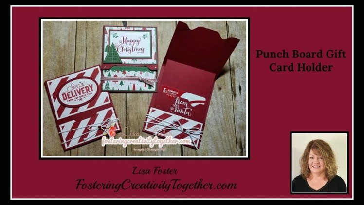 Envelope Punch Board Gift Card Holder