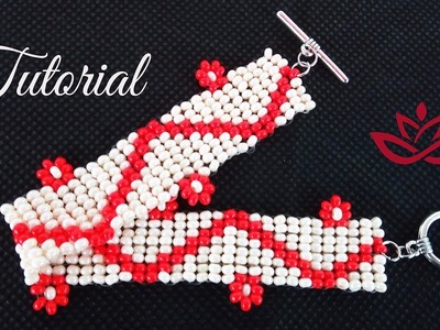 Flower Ladder Stitch Bracelet