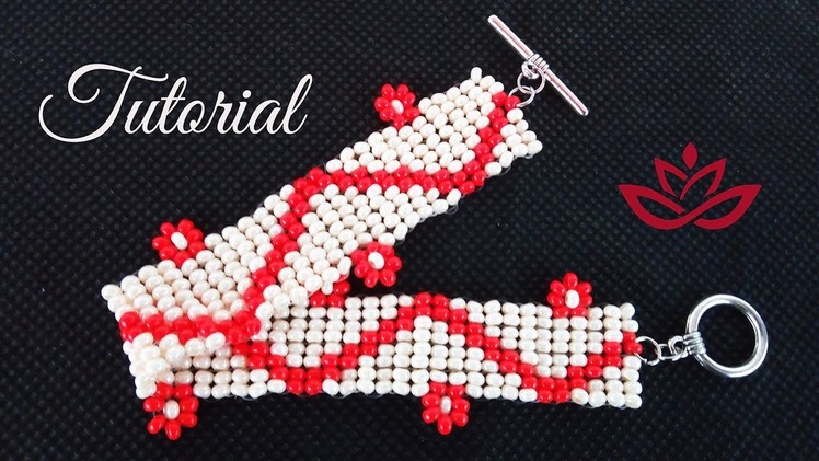 Flower Ladder Stitch Bracelet