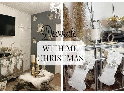 GLAM HOLIDAY  CONSOLE TABLE | DECORATE WITH ME 2017