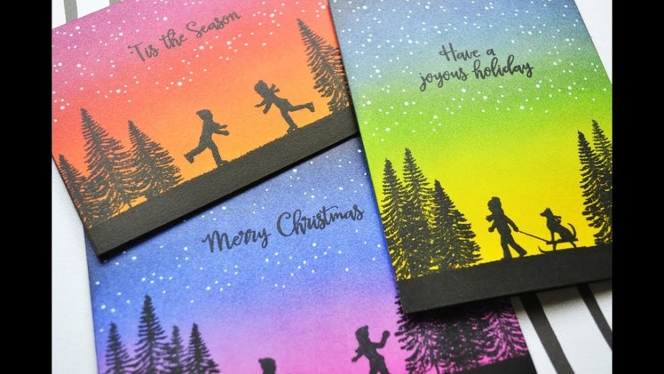 HOLIDAY CARD SERIES 2017 || Silhouettes in the night