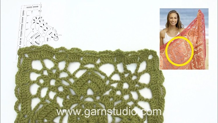 How to crochet after A.2a+b – part 2 in DROPS 175-10