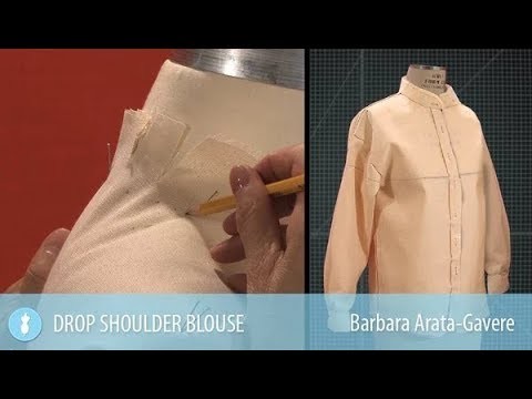 How to Drape a Drop Shoulder Blouse
