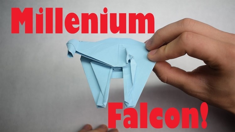 How to Fold an Origami Millennium Falcon