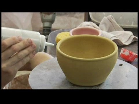 How to Glaze Pottery : Decorating Clay Pottery: Dripping