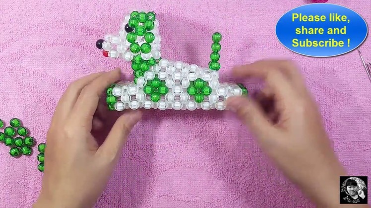 How to make a beads dolls. the bead Dog (3.3)